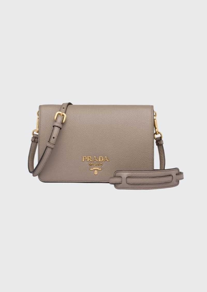 prada daino leather crossbody bag