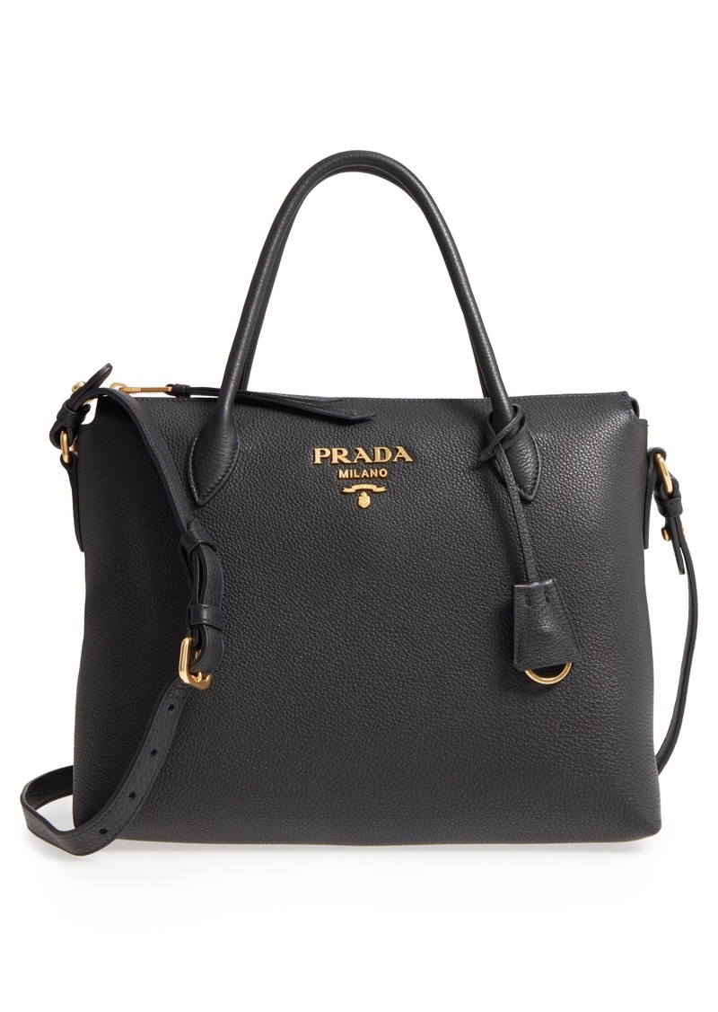 prada daino tote black