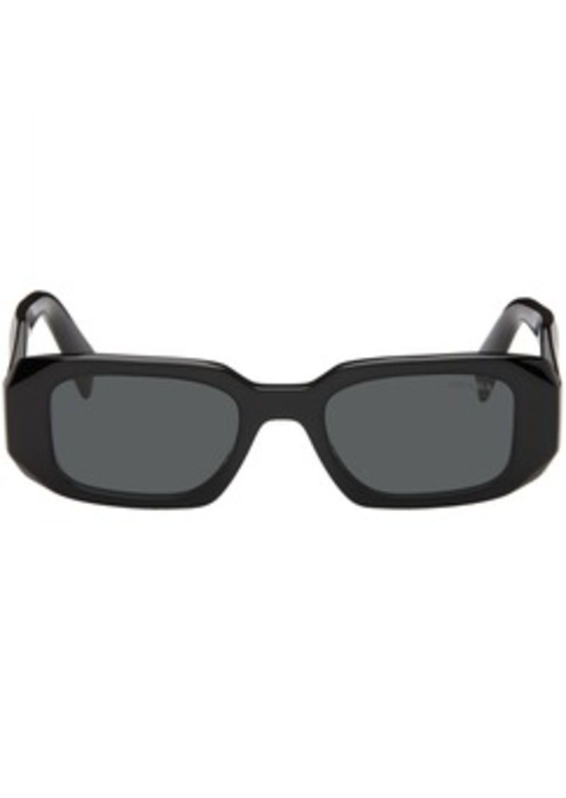 Prada Eyewear Black Rectangular Sunglasses