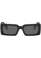 Prada Eyewear Black Rectangular Sunglasses