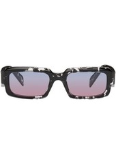 Prada Eyewear Black Rectangular Sunglasses