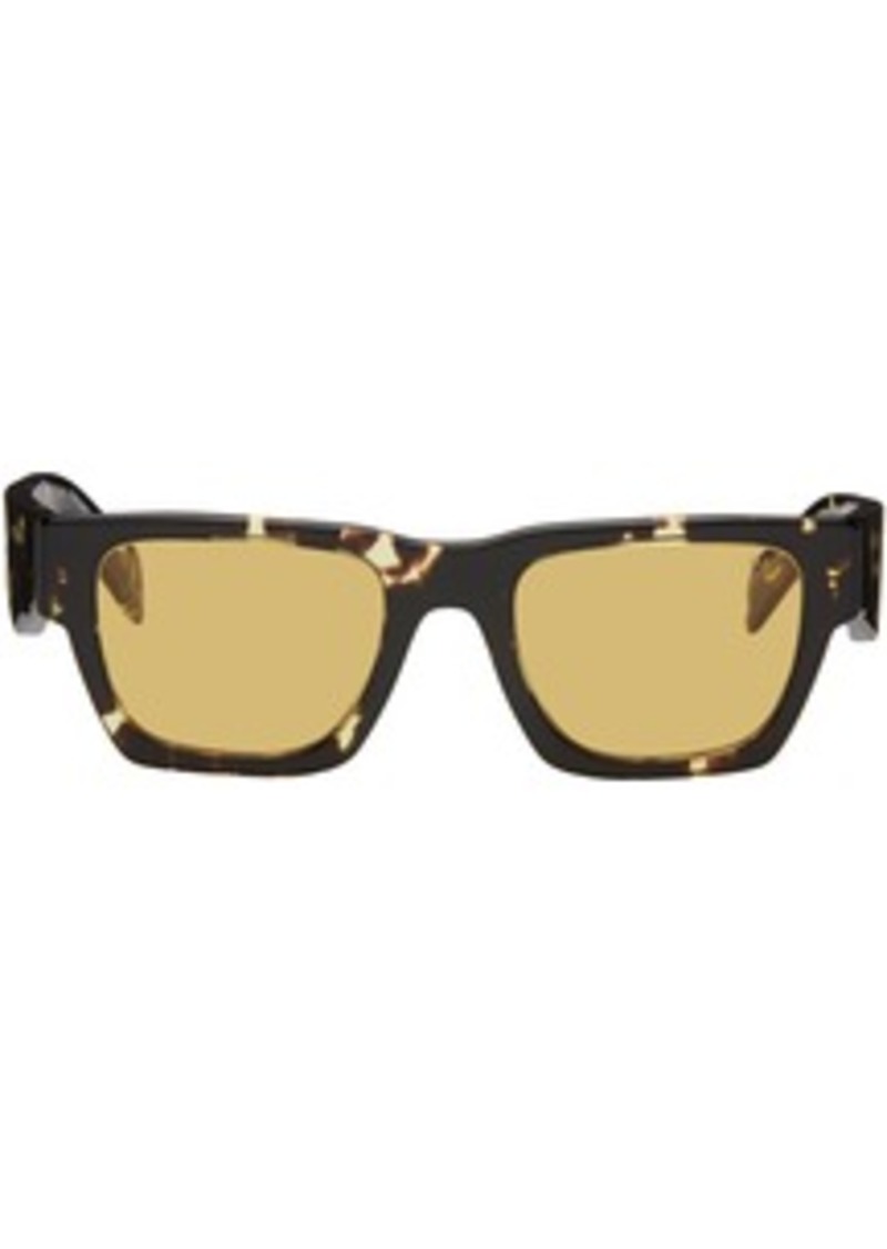 Prada Eyewear Brown Square Sunglasses