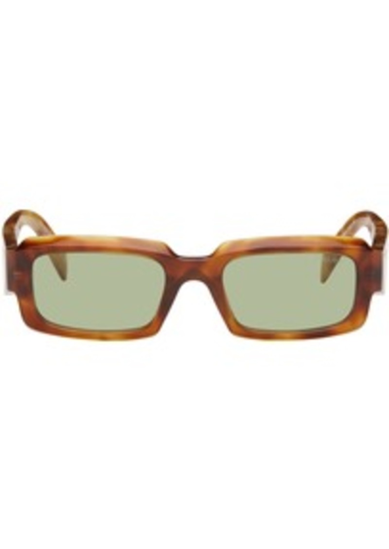 Prada Eyewear Tortoiseshell Rectangular Sunglasses