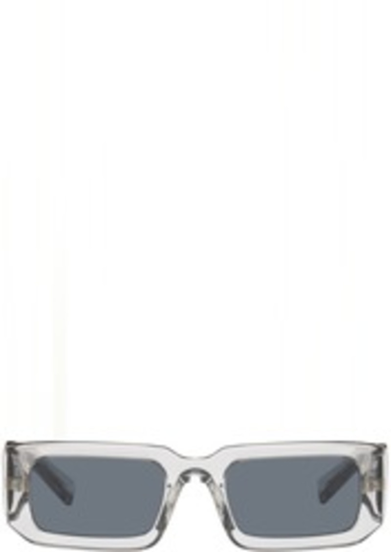 Prada Eyewear Transparent Rectangular Sunglasses