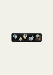 Prada Floral Metal Barrette