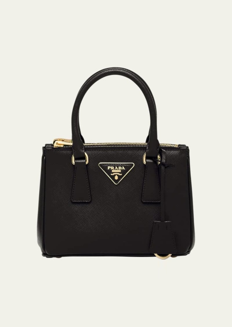 Prada Galleria Mini Leather Top-Handle Bag