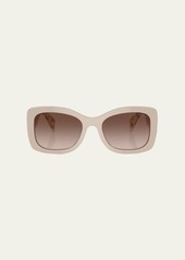 Prada Gradient Acetate Oval Sunglasses