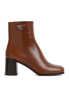 PRADA  LEATHER ANKLE BOOTS SHOES