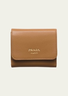 Prada Leather Compact Wallet