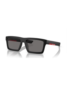 Prada Linea Rossa Men's Polarized Sunglasses, Ps 02ZSU - Matte Black