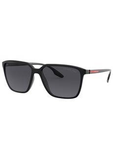 Prada Linea Rossa Men's Polarized Sunglasses, Ps 06VS 58