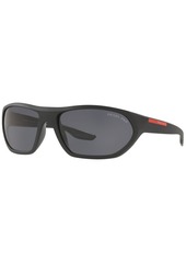 Prada Linea Rossa Polarized Sunglasses, Ps 18US 66 Active