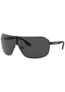 Prada Linea Rossa Men's Sunglasses, Ps 53VS 37 - MATTE BLACK/GREY