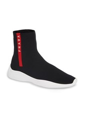 prada logo sock sneakers