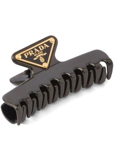 PRADA logo-plaque claw hair clip
