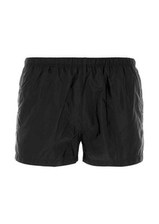 PRADA logo-print swim shorts