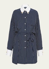 Prada Marocaine Stripe Oversized Shirt