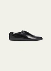 Prada Men's Analog Brushed Leather Oxfords