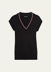 Prada Men's Cashmere V-Neck Vest