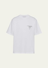 Prada Men's Jersey Logo T-Shirt