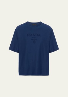 Prada Men's Jersey Logo T-Shirt