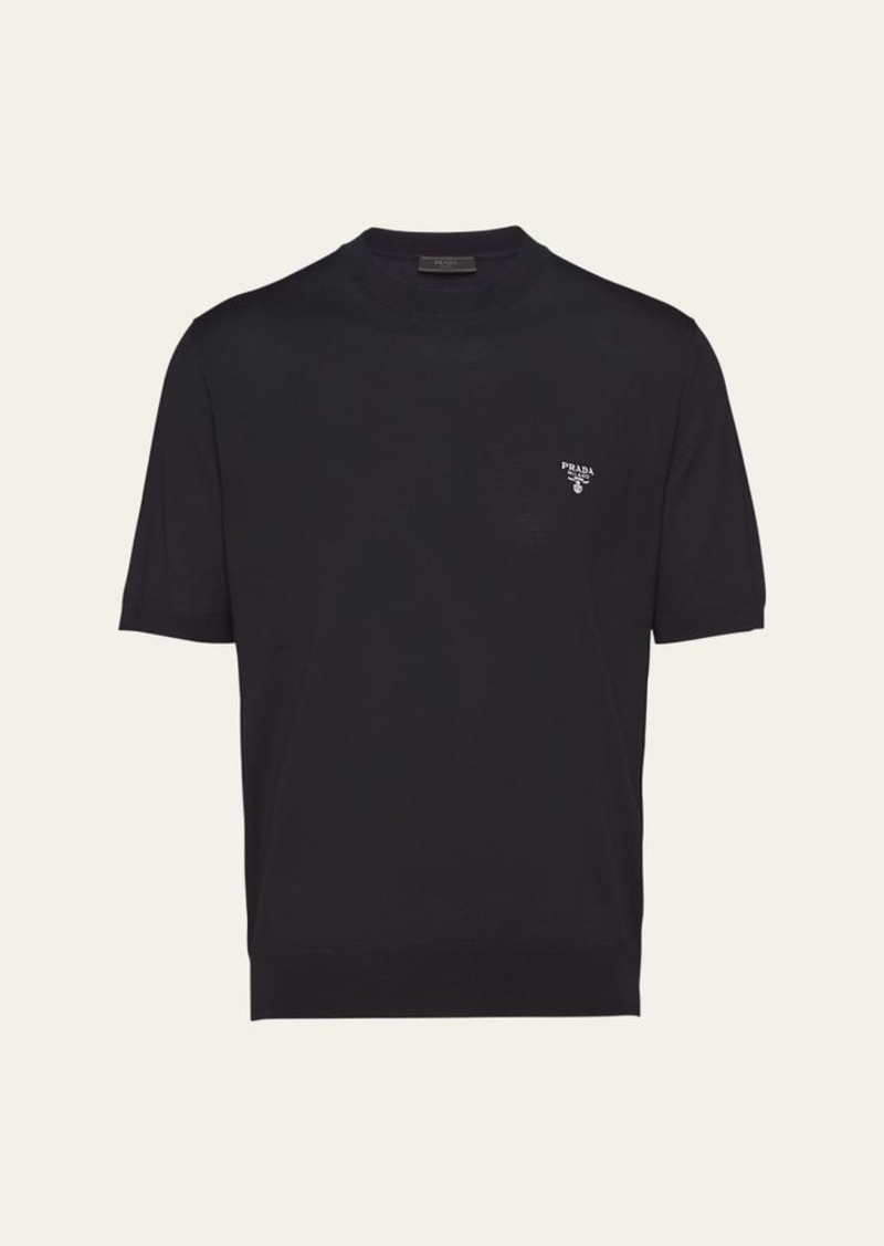 Prada Men's Superfine Wool T-Shirt