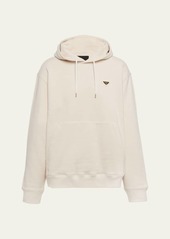 Prada Men's Triangle Logo Hoodie