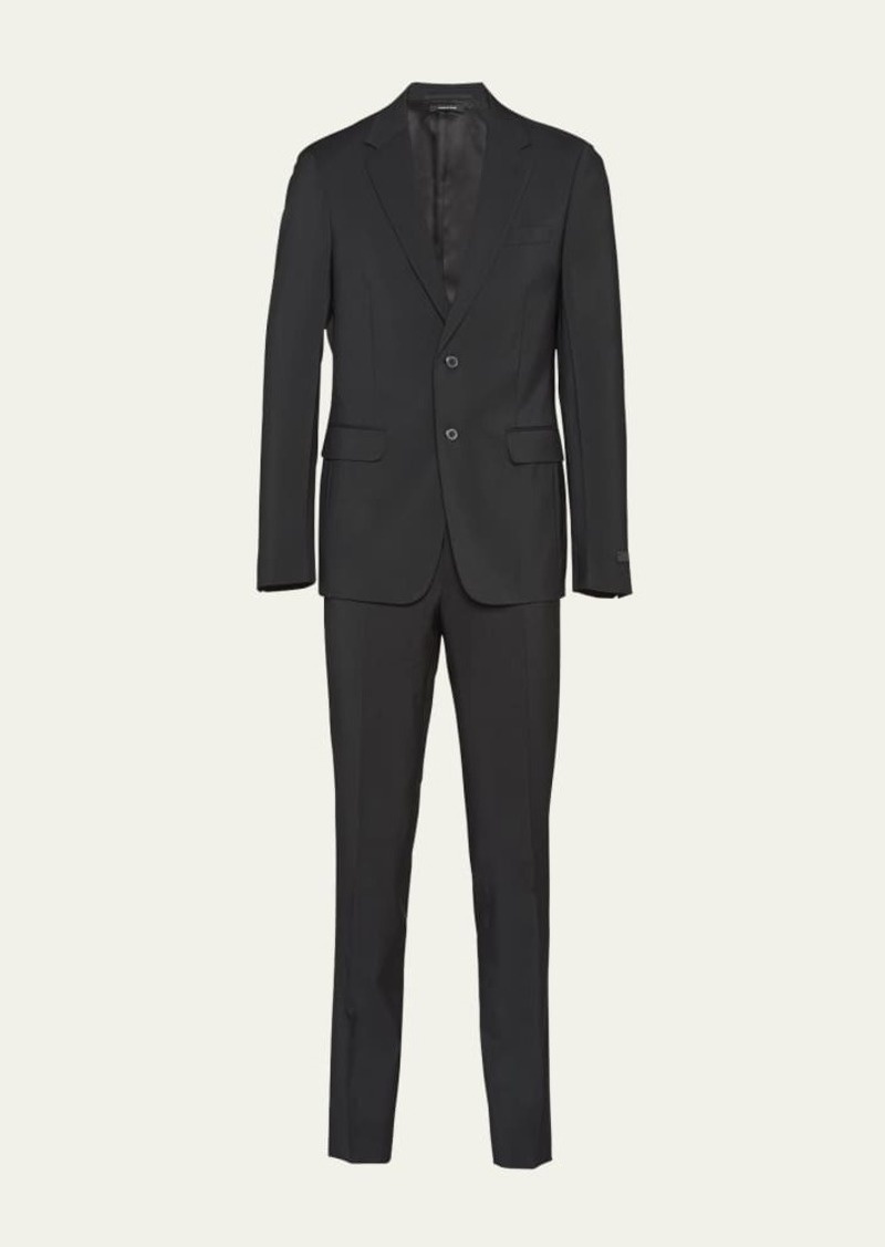 Prada Men's Wool-Mohair Solid Suit