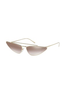 Prada Metal Cat-Eye Sunglasses