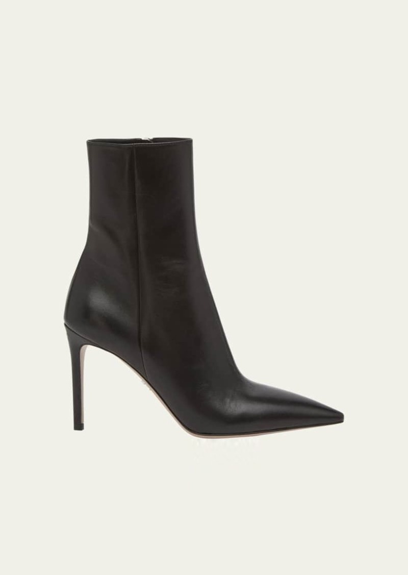 Prada Napa Stiletto Ankle Booties