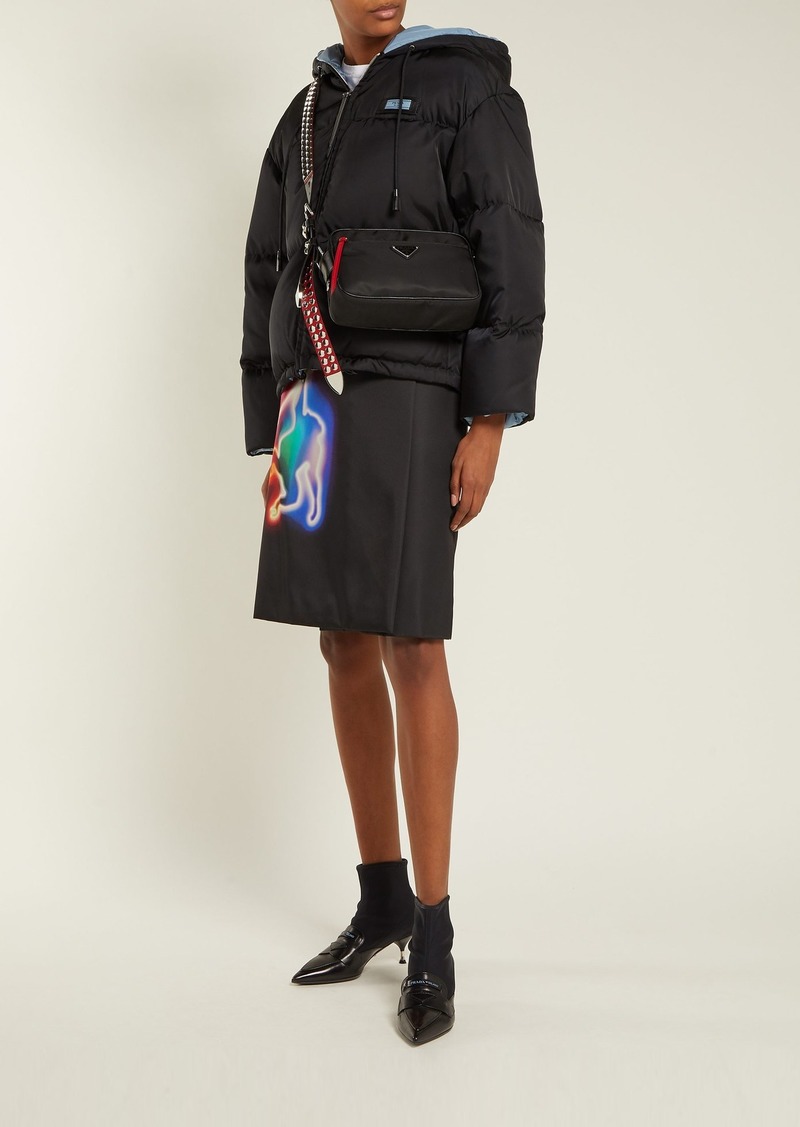 Prada Prada New Vela studded nylon shoulder bag | Handbags