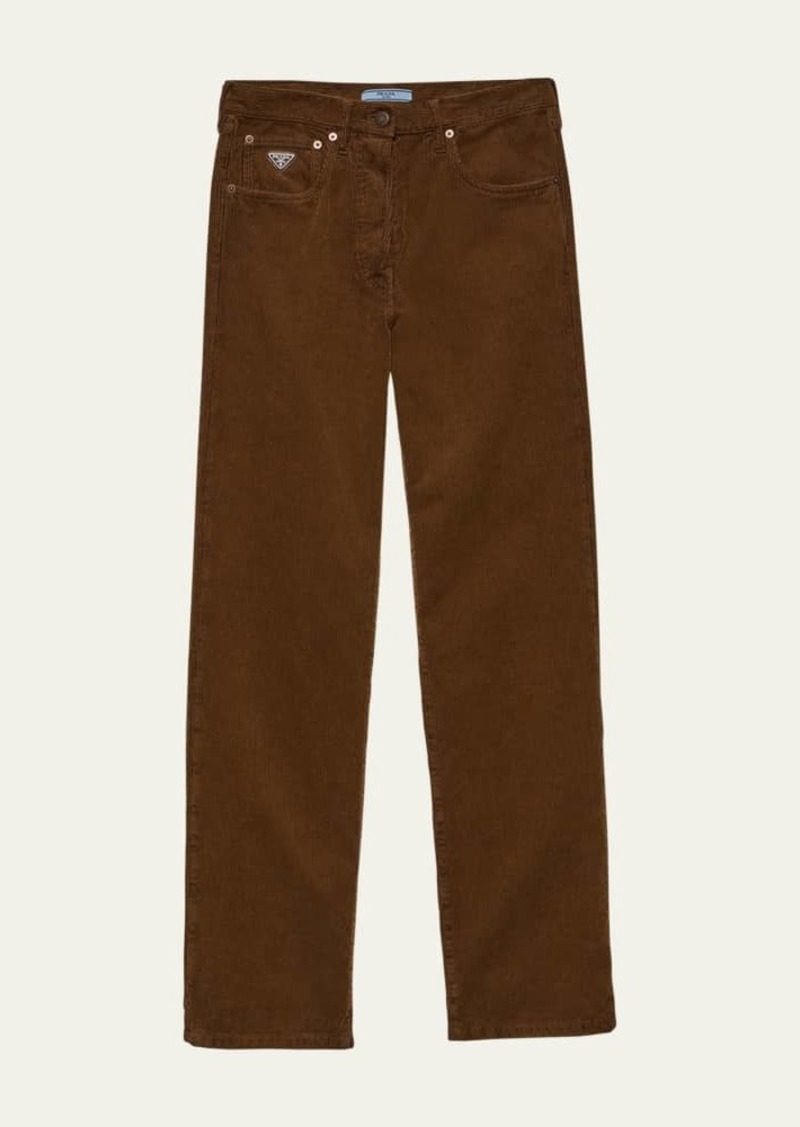 Prada Old Corduroy Wide Leg Pants