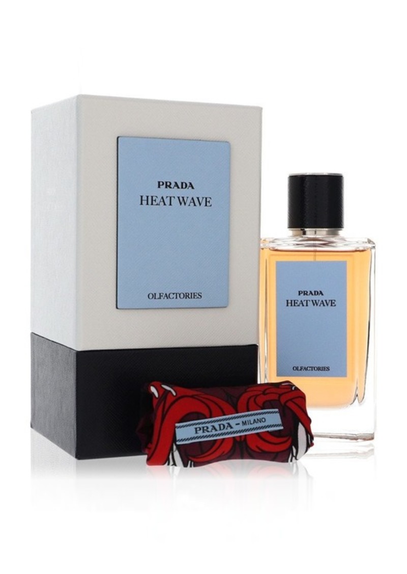 Prada Olfactories Heat Wave by Prada Eau De Parfum Spray with Gift Pouch (Unisex) 3.4 oz for Men