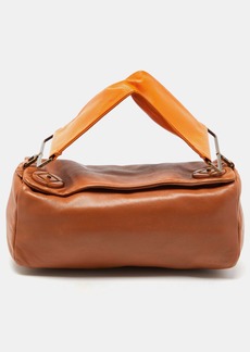 Prada /orange Leather Satchel