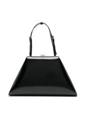 PRADA patent-leather tote bag