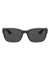 Prada Pillow 57mm Rectangle Sunglasses