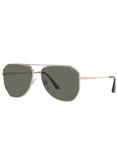 Prada Polarized Sunglasses, 0PR 63XS - Pale Gold-Tone