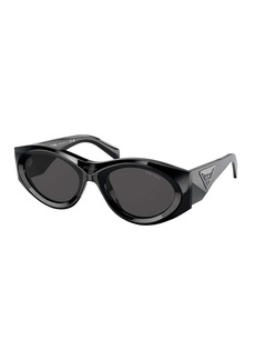 Prada PR 20ZS 1AB5S0 53mm Womens Oval Sunglasses