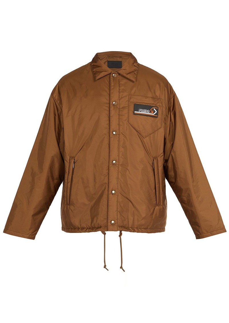 Prada Prada Press-stud nylon coach jacket | Outerwear