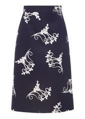 Prada Printed Knee-Length Skirt