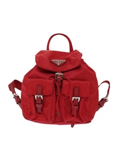 Prada Re-Nylon Synthetic Backpack Bag (Pre-Owned)