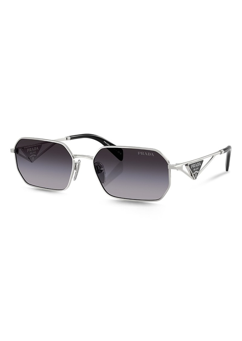 Prada Rectangle Sunglasses, 58mm