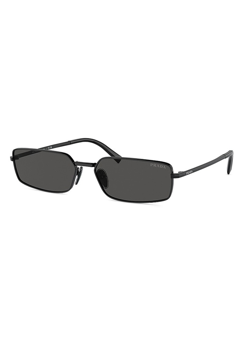 Prada Rectangular Sunglasses, 59mm