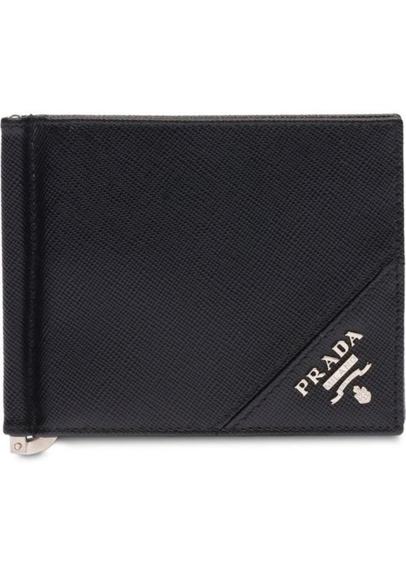 PRADA Saffiano leather bi-fold wallet