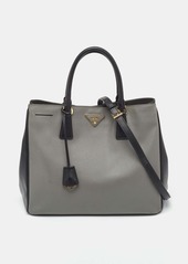 Prada Saffiano Lux Leather Colorblock Galleria Tote