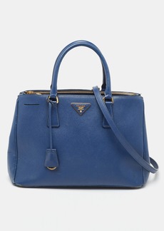 Prada Saffiano Lux Leather Medium Double Zip Tote