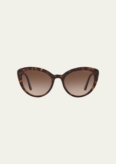 Prada Semi-Transparent Acetate Cat-Eye Sunglasses