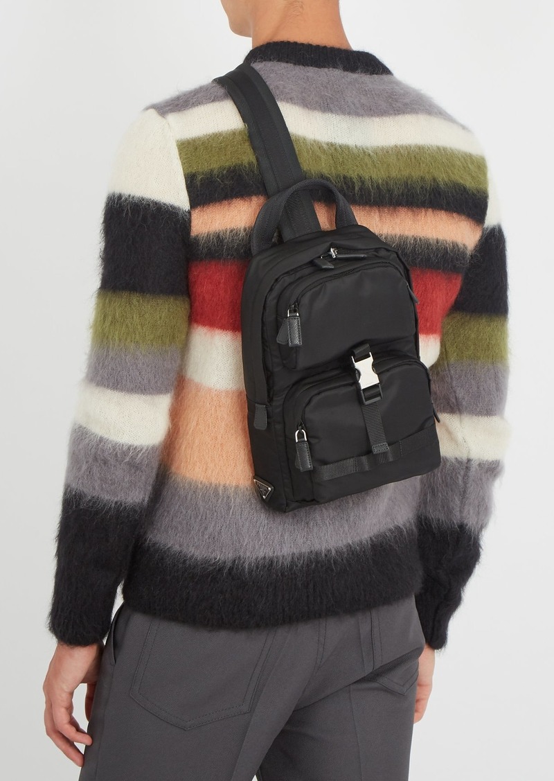 prada single strap backpack