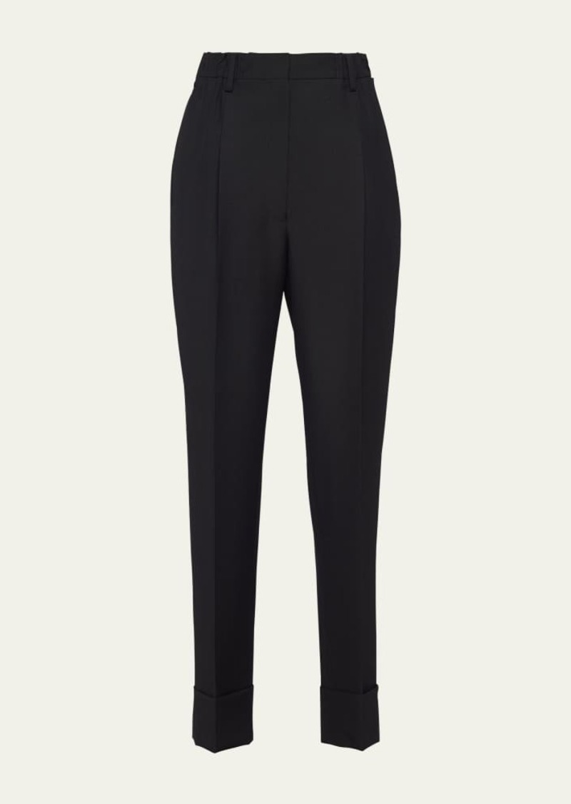 Prada Skinny Leg Light Mohair Pants