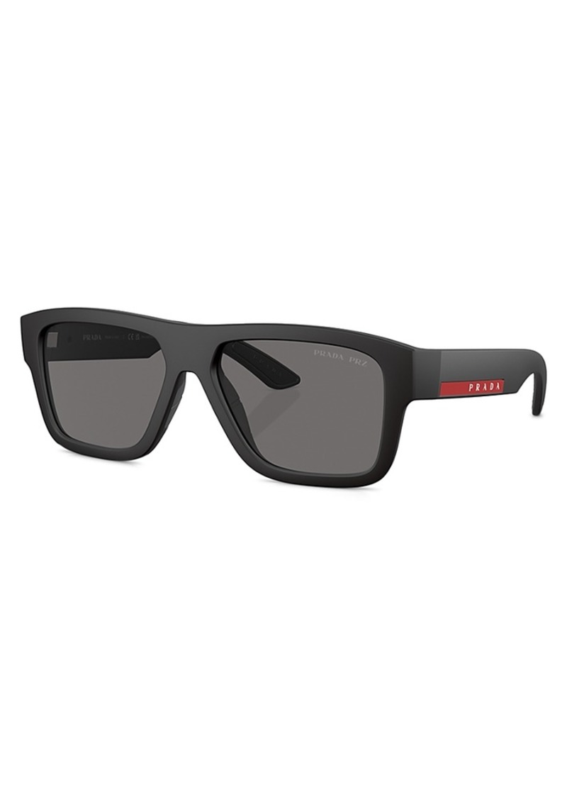 Prada Square Sunglasses, 56mm